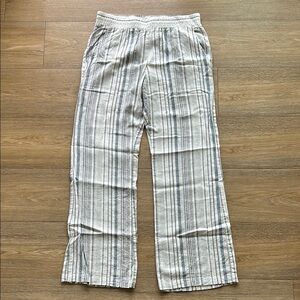 Striped Linen Pants